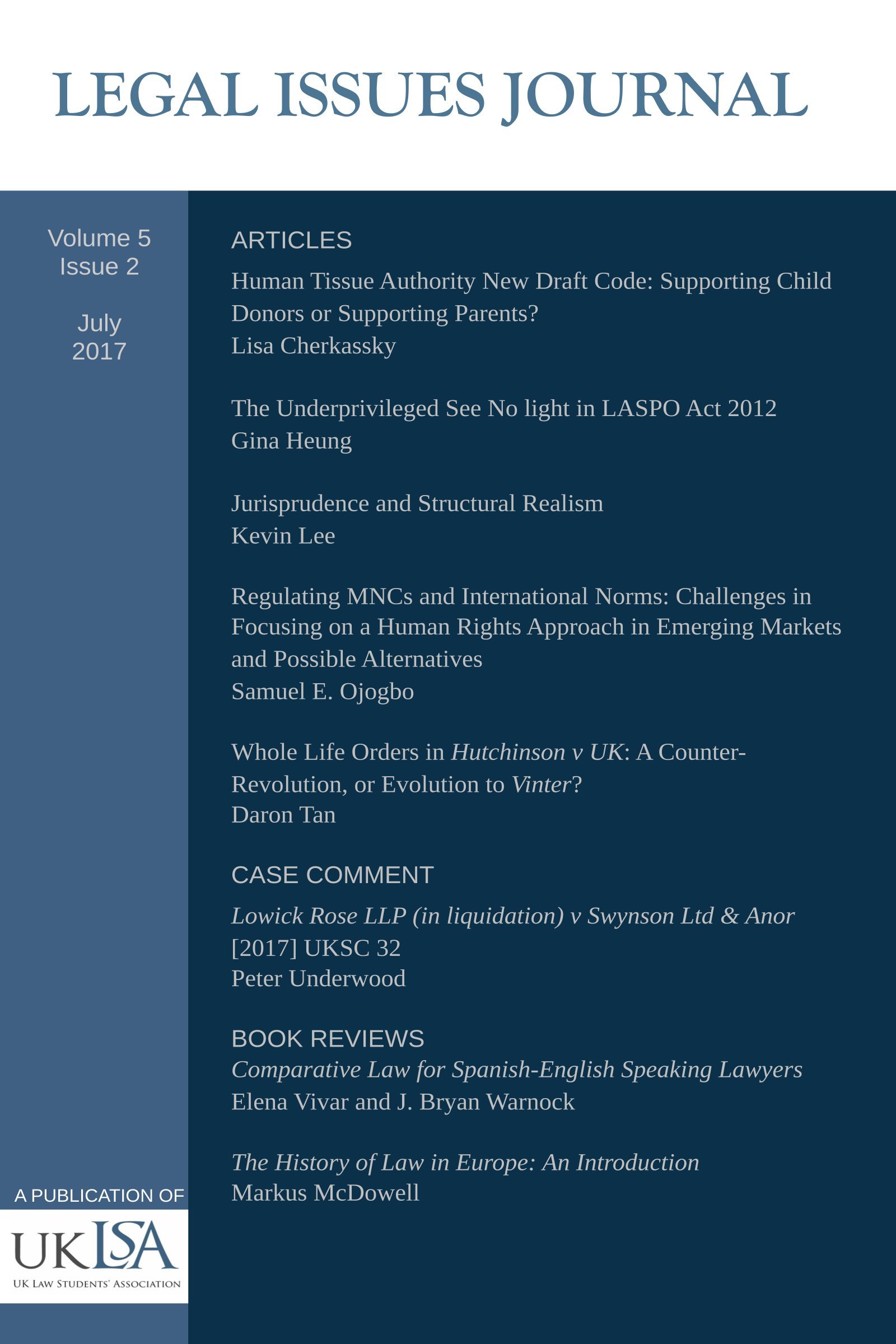 Volume 5, Issue 2