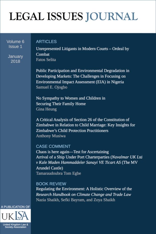 Volume 6, Issue 1